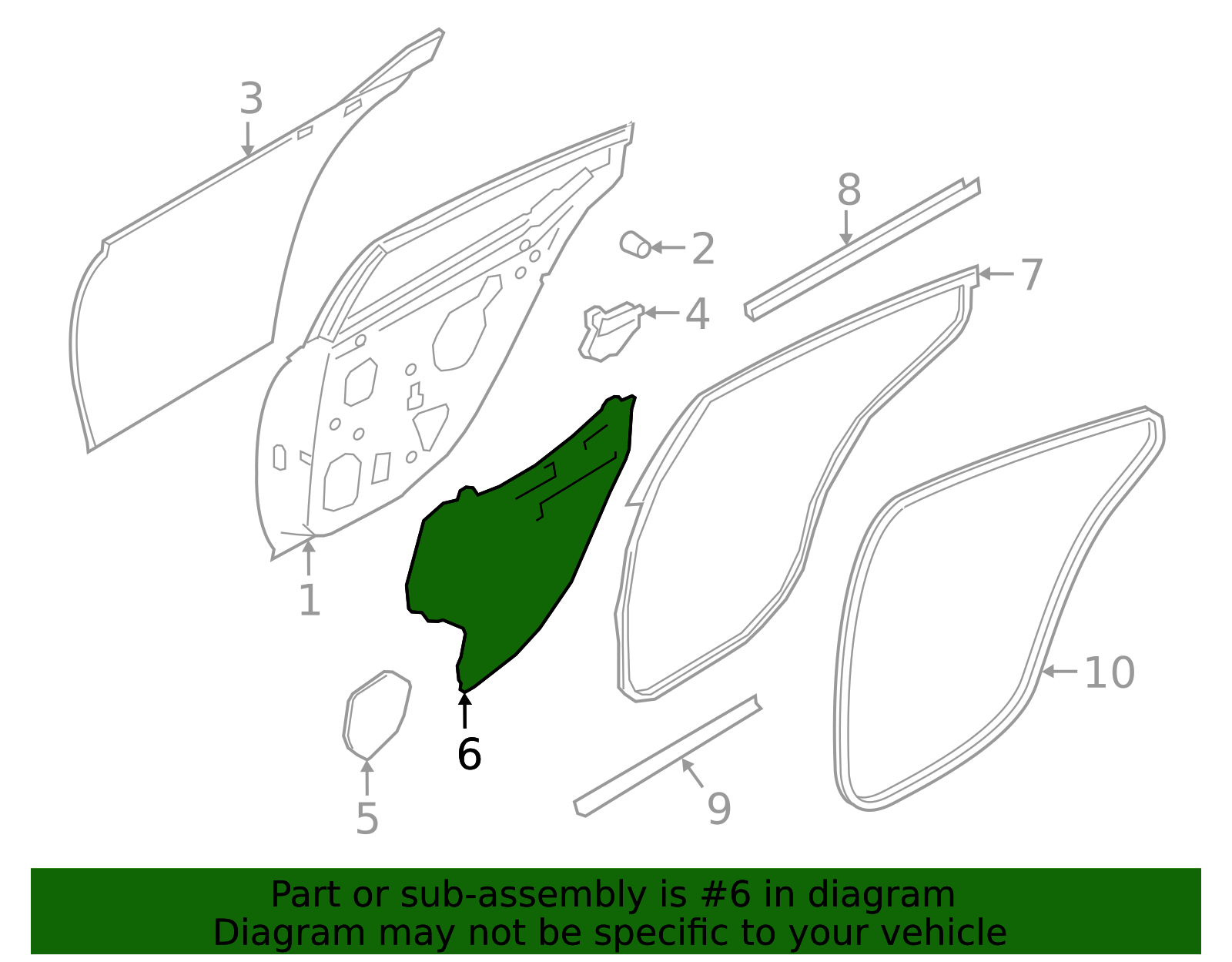 82860-6CA0A - High-Quality Door Water Deflector for 2019-2025 Nissan ...