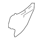 828616CA0A - Body: Water Deflector for Nissan Image