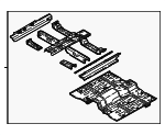 65100D9500 - Body: Floor Pan Assembly for Kia: Sportage Image