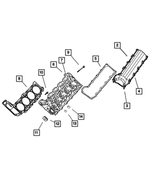 53020797AB - : Cylinder Head, Left for Mopar Image