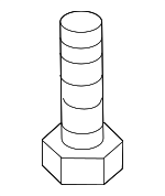 N10006706 - Exhaust: Center Bracket Lower Bolt for Audi Image