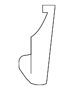 MB696120 - Body: Filler Molding Clip for Mitsubishi Image