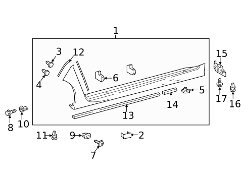 Exterior Trim - Pillars for 2020 Lexus GS F #0