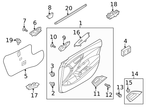 Mirrors for 2014 Hyundai Veloster #0
