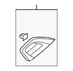 823822V000RDR - Body: Handle Cover for Hyundai: Veloster Image