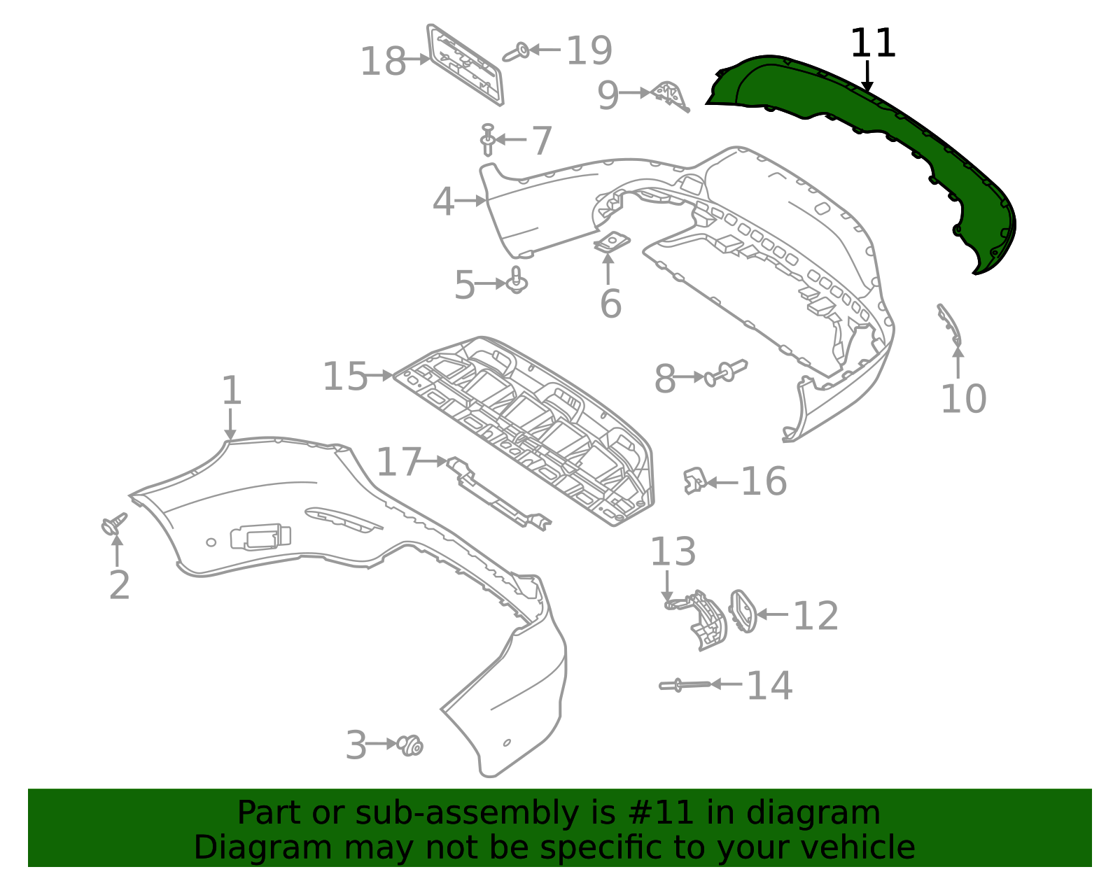 Genuine OEM Valance Panel | 253-885-92-02 | Fits Select 2020-2023 ...