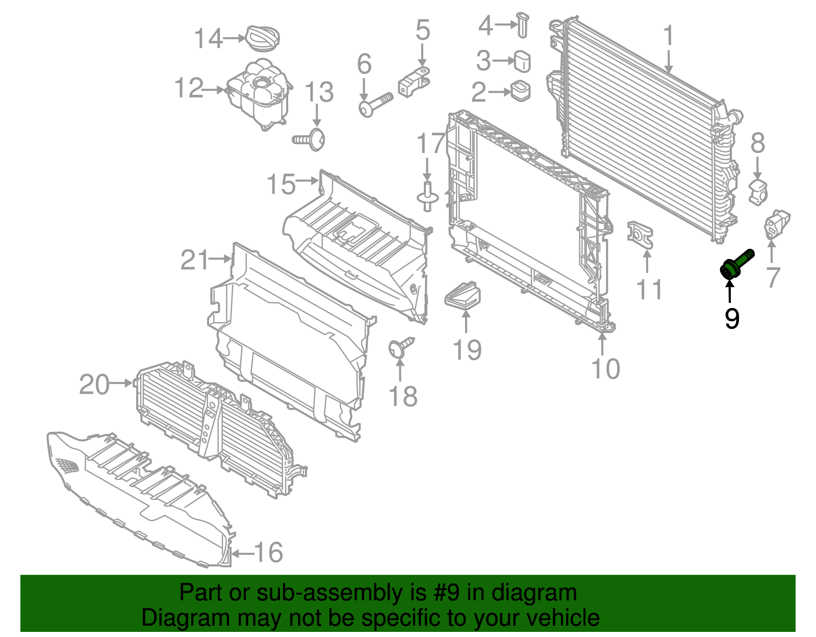 Lower Support Bolt - Porsche (N-910-700-01)