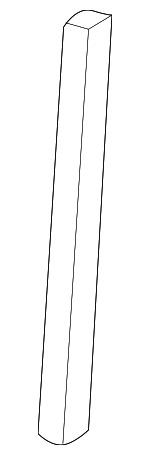 828387Z000 - Body: Upper Seal for Nissan: Xterra Image