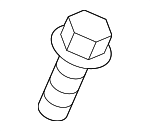 1121N0041 - Fuel System: Tank Strap Bolt for Nissan Image