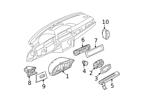 Cluster & Switches for 2009 BMW 328i #0