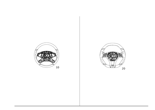 1724605003 - Steering Wheel: Steering Wheel for Mercedes-Benz: C250, C300, C350, C63 AMG, CLS400, CLS550, CLS63 AMG, CLS63 AMG S, E250, E350, E400, E550, E63 AMG, E63 AMG S, SLC300, SLC43 AMG, SLK250, SLK300, SLK350, SLK55 AMG Image