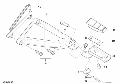 Footrests for 2004 BMW-Motorrad R 1100 S #1