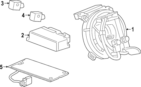Air Bag Components for 2025 GMC Hummer EV Pickup #0