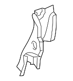 6165547010 - Body: Inner Wheelhouse Gusset for Toyota: Prius Image