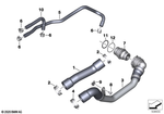 17128356812 - : Coolant Hose, Bleed Fitting for BMW-Motorrad Image