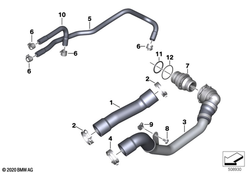 Coolant Lines for 2022 BMW-Motorrad M 1000 RR #0