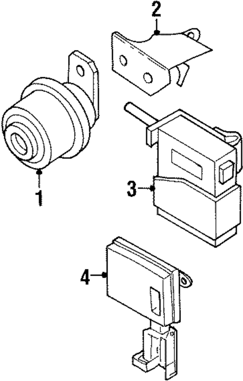 Alarm System for 1998 Acura SLX #0