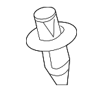 987789 - Body: Upper Cover Retainer Clip for Volvo Image