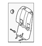 884803N300TU - Body: Seat Back Panel for Hyundai Image