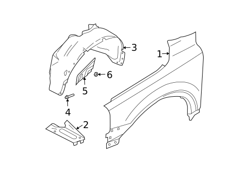 Fender & Components for 2007 Volvo XC90 #0