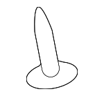 RYQ500070 - Body: Rocker Molding Clip for Land-Rover Image