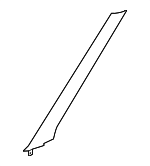LR050766 - Body: Pillar Molding for Land-Rover Image