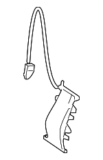 6F9Z7465500A - Body: Lumbar Support for Ford: Five Hundred, Freestyle, Taurus, Taurus X | Mercury: Montego, Sable Image