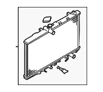 1770080J00 - Cooling System: Radiator Assembly for Suzuki Image