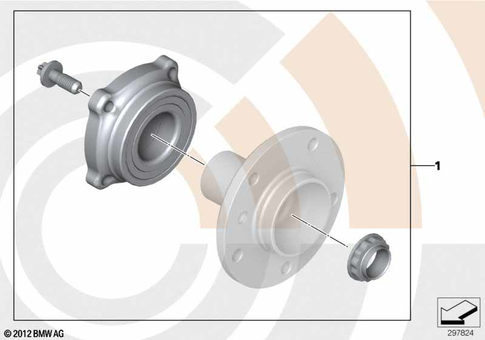 Rear Axle for 2005 BMW X5 3.0i #2