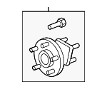 15798483 - Brakes: Hub &amp; Bearing for Chevrolet: Cobalt, HHR, Malibu | Pontiac: G6 Image