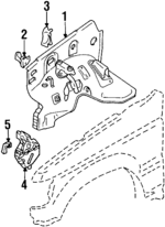 MR125300 - : Apron Panel for Mitsubishi: Montero Image