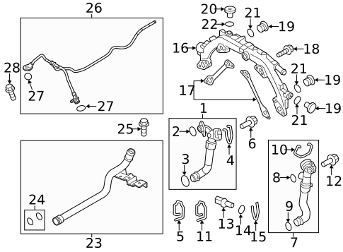 Radiator & Components for 2012 Porsche Panamera #0