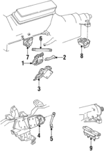 15978058 - Engine: Mount Bracket for Chevrolet: C1500, C2500, K1500 Pickup, K2500 Pickup | GMC: C1500 Pickup, C2500 Pickup, K1500 Pickup, K2500 Pickup Image