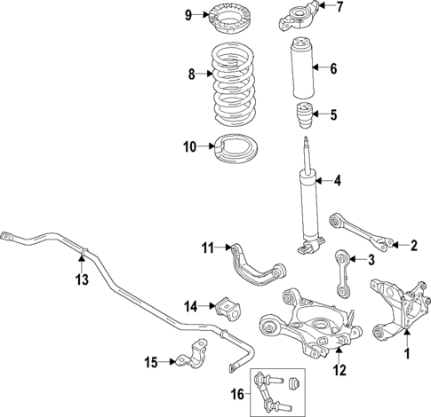 Rear Suspension for 2017 Ford Mustang #0