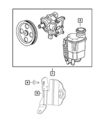 68225509AC - Steering: Power Steering Pump for Ram: 2500, 3500 Image