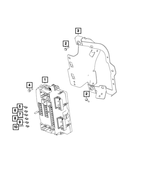 Keys, Modules and Engine Controllers for 2016 Dodge Dart #2