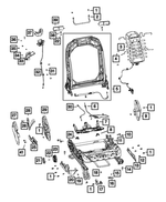 68282870AC - Interior Trim: Support Lumbar for Jeep: Wrangler Image