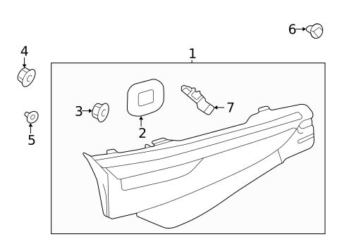 Backup Lamps for 2020 Mazda CX-30 #1