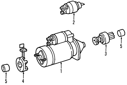 Starter for 1994 Mercedes-Benz E500 #0