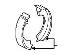 MN161157 - Brakes: Brake Shoes for Mitsubishi Image