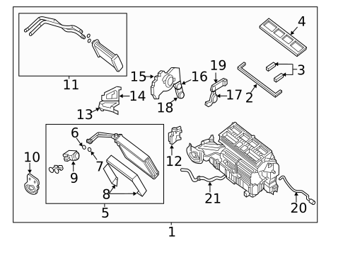 Condenser, Compressor & Lines for 2013 Nissan NV3500 #1
