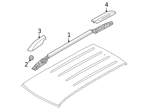 Roof Rack for 2009 Kia Borrego #1