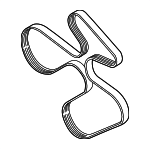 11287628653 - Cooling System: Serpentine Belt for BMW: 128i, 135i, 135is, 335i, 335i xDrive, 335is, 535i, 535i GT, 535i xDrive, 535xi, X1, X5 Image