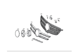 1668880423 - Detachable Parts: Trim Grille for Mercedes-Benz Image