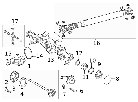 Axle & Differential for 2025 Toyota 4Runner #0