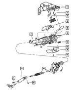 5GE09XDHAD - Steering: Steering Column Shroud for Mopar Image