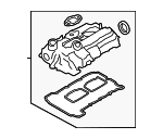 11127588412 - Engine: Valve Cover for BMW: 228i, 228i xDrive, 320i, 320i xDrive, 328i, 328i GT xDrive, 328i xDrive, 428i, 428i Gran Coupe, 428i xDrive, 428i xDrive Gran Coupe, 528i, 528i xDrive, X1, X3, X4, X5, Z4 Image