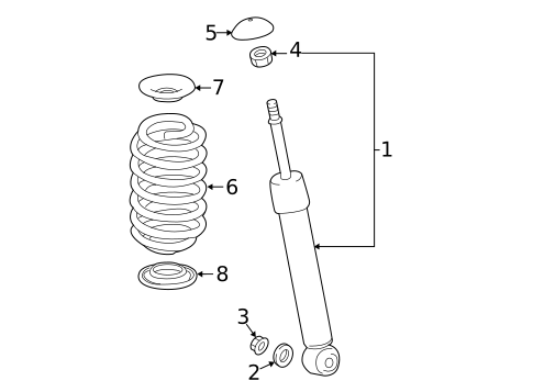 Shocks & Components for 2023 Toyota Camry #1
