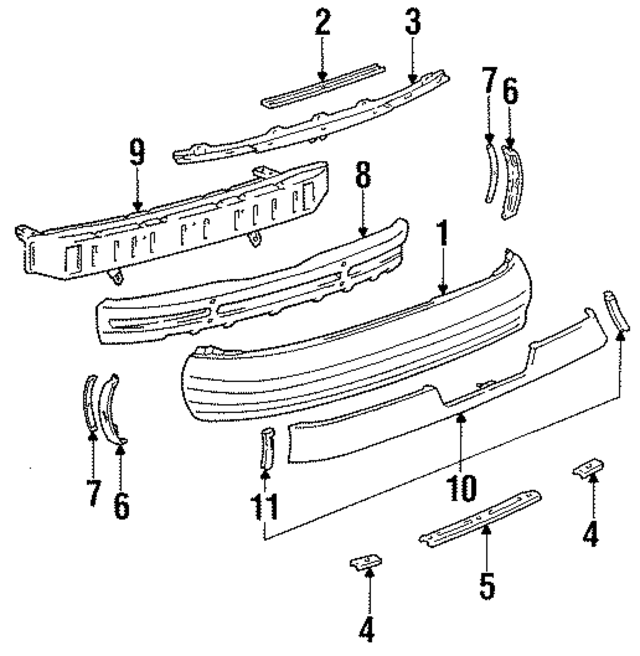 5215720110 - : Bumper Cover Support for Toyota Image