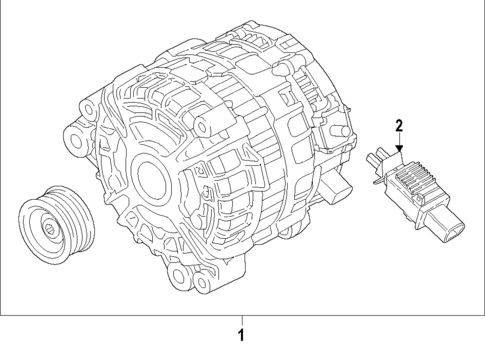 Alternator for 2020 BMW 740i #3